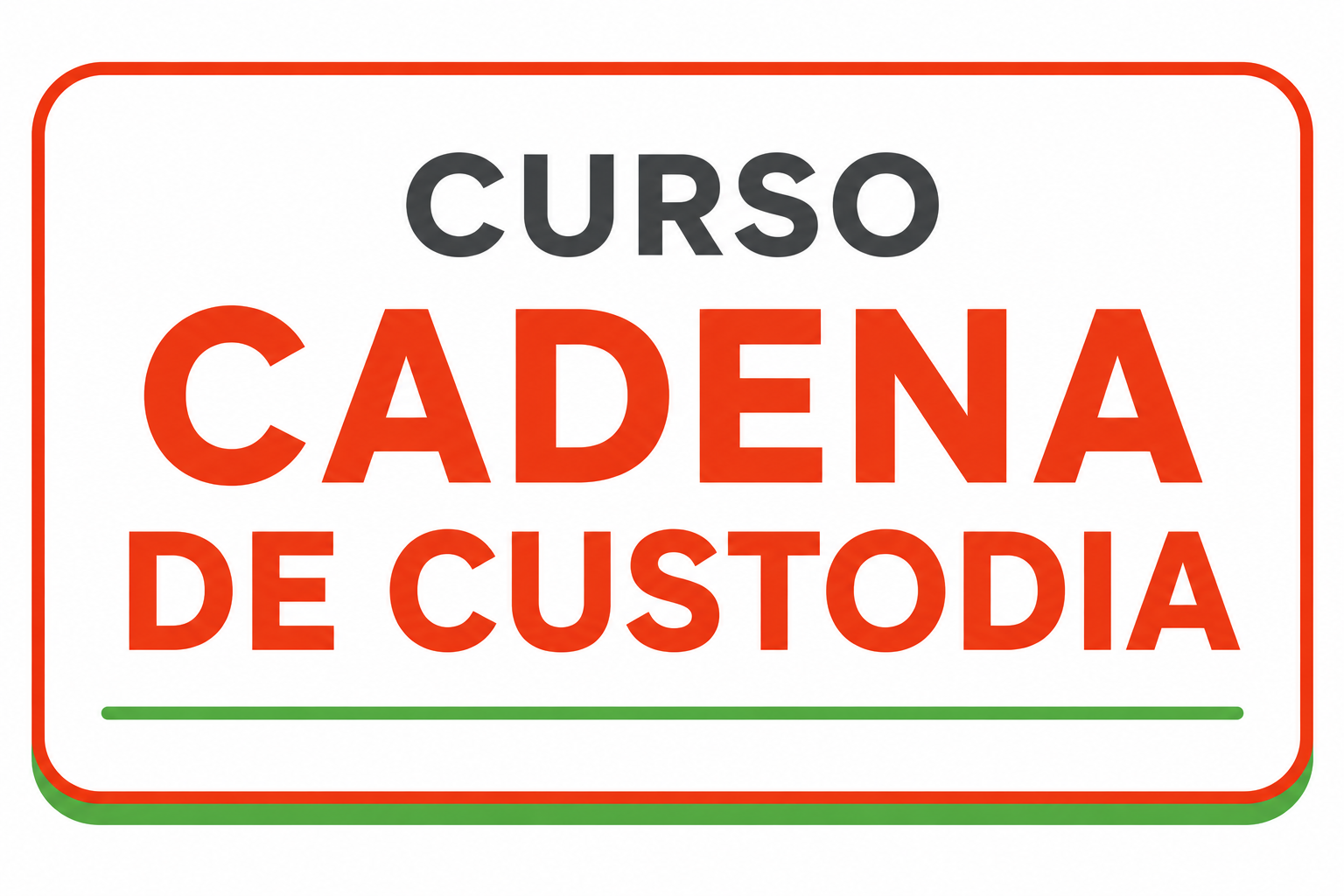 CADENA DE CUSTODIA